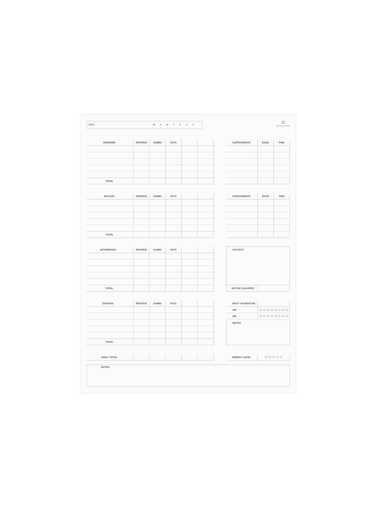 Nutrition Tracker