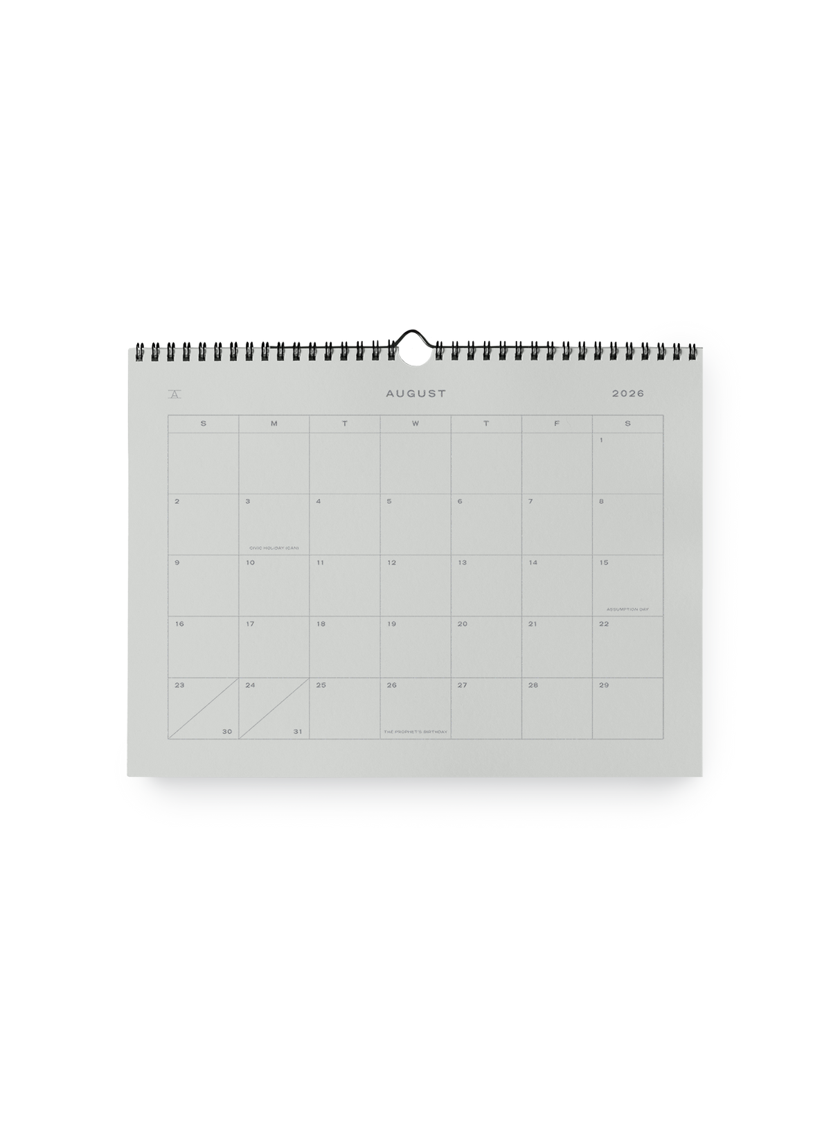 26-27 Studio Wall Calendar