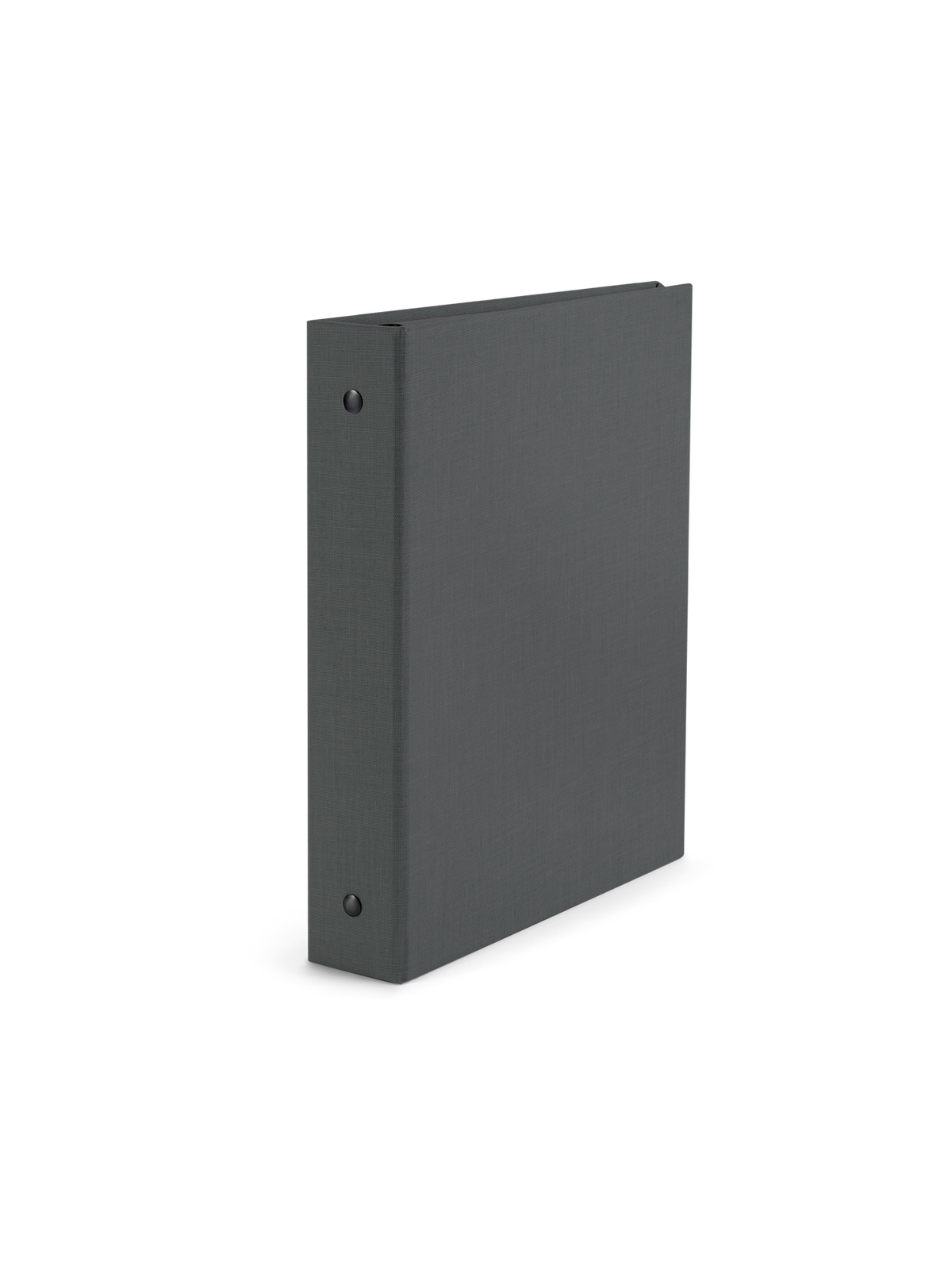 2027 Compact Binder Planner angled view || Charcoal Gray