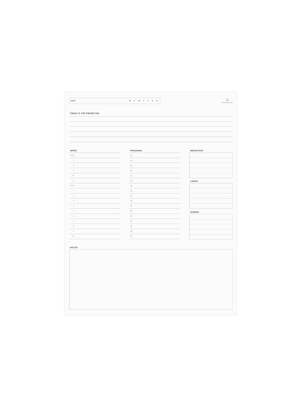 Daily Planning