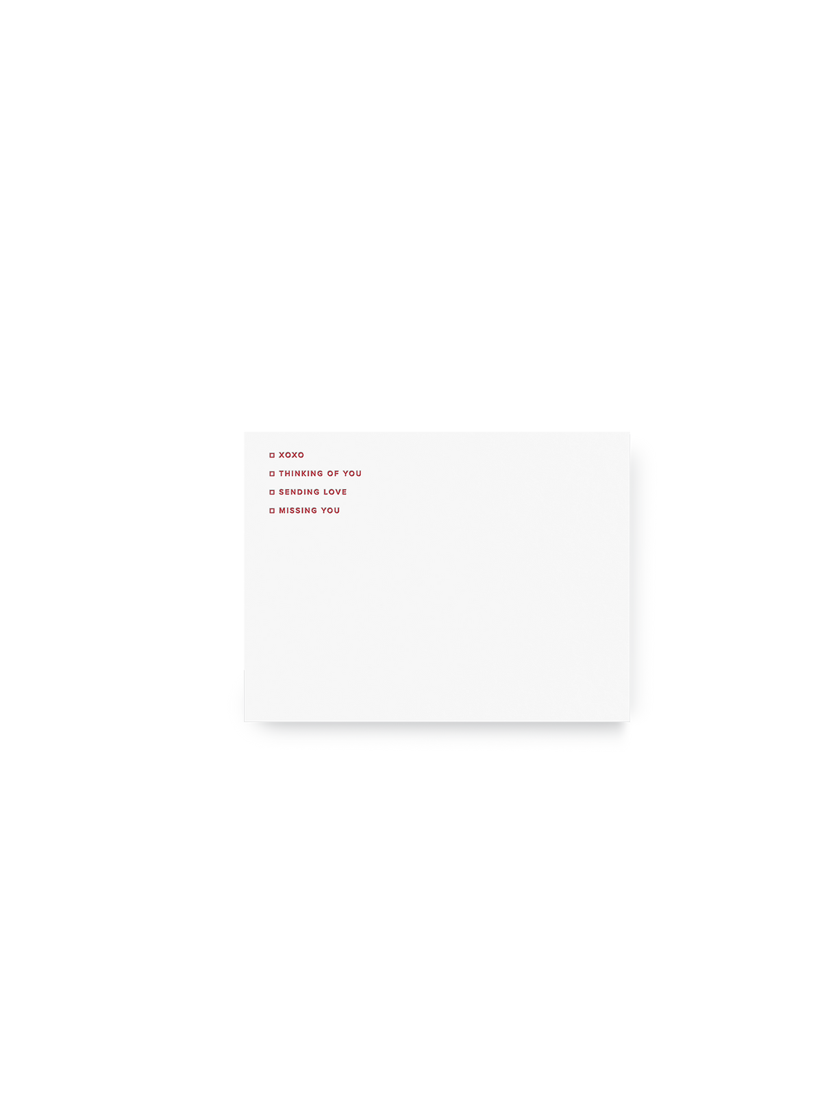 Heartfelt Notecard