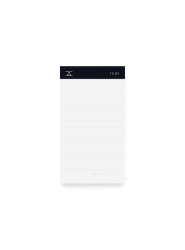 Appointed To Do Pad Front View || Oxford Blue