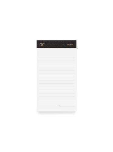 Appointed To Do Pad Front View || Charcoal Gray