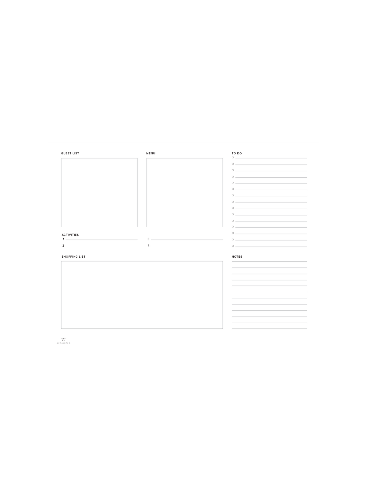 Event Planning