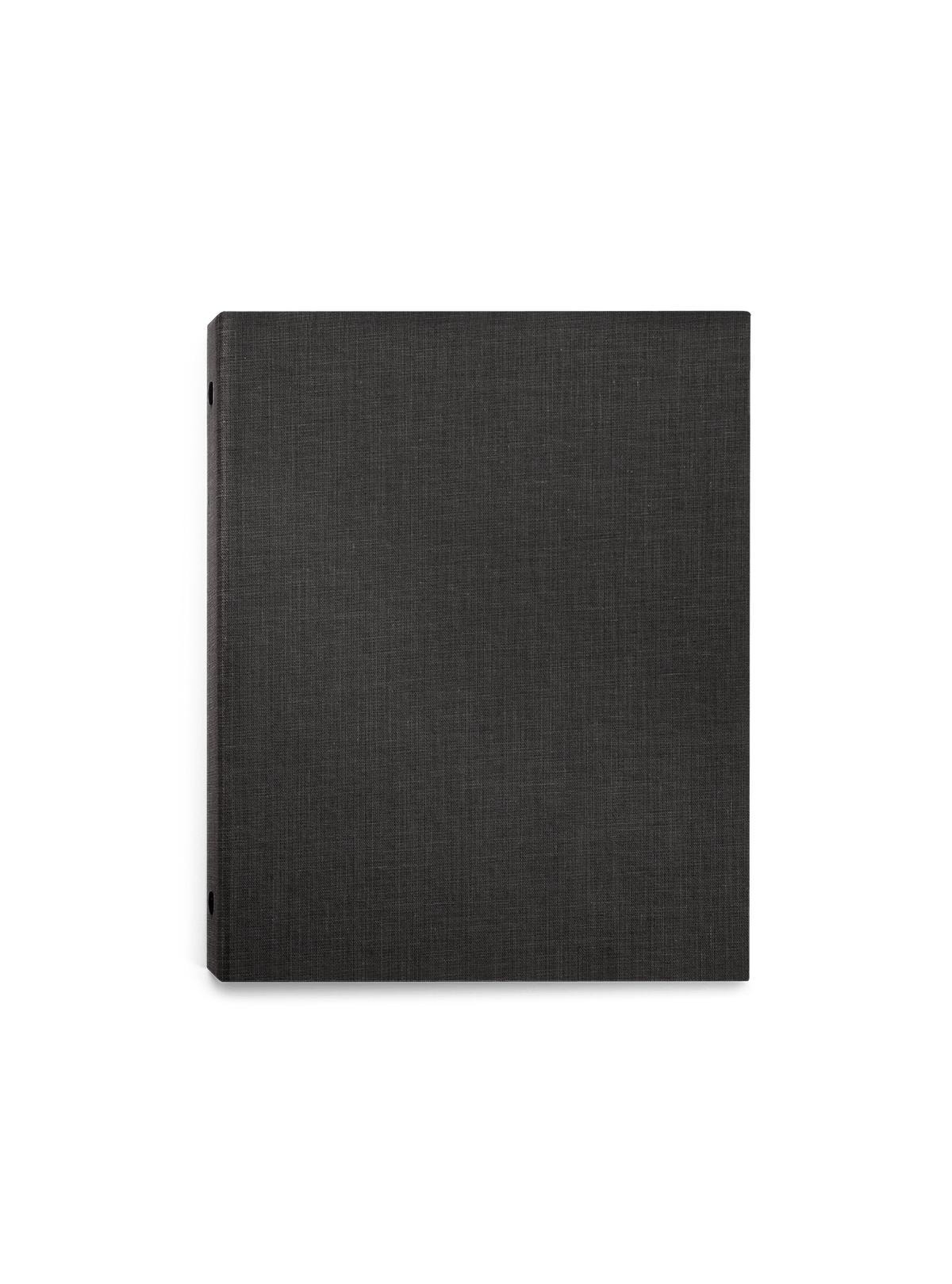Compact Binder front view || Charcoal Gray