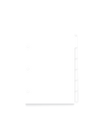 The appointed.sbsmpact Binder Tabs, front view.