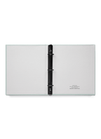mineral binder laid flat and open || Mineral Green